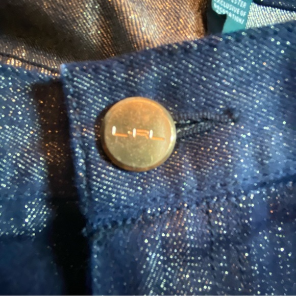 DONATED 🛑Ralph Lauren Dark Navy with gold thread Jeans. Sz16. - Picture 11 of 11